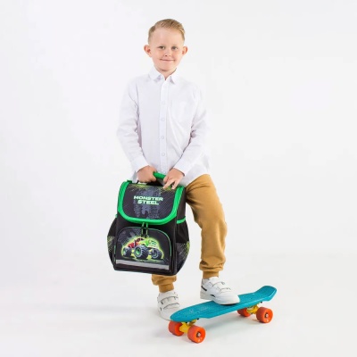 Школьный ранец Monster steel Пифагор Basic 270686