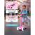 Самокат трёхколёсный Velobibi Spark СМК-2824 розовый