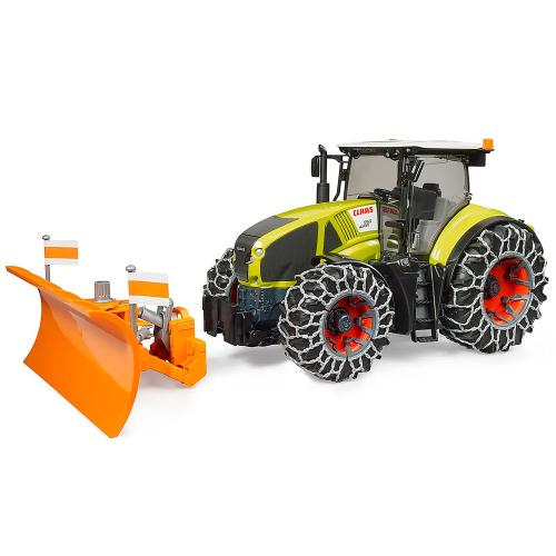 Трактор Claas Axion 950 с снегоуборочным ковшом Bruder 03-018 фото 2
