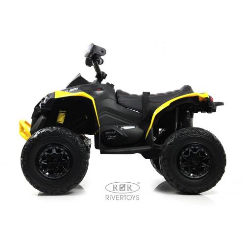 Детский электроквадроцикл BRP Can-Am Renegade RiverToys Y333YY жёлтый фото 9