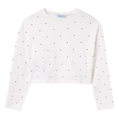 Лонгслив Mayoral 7094/36 молочный 01