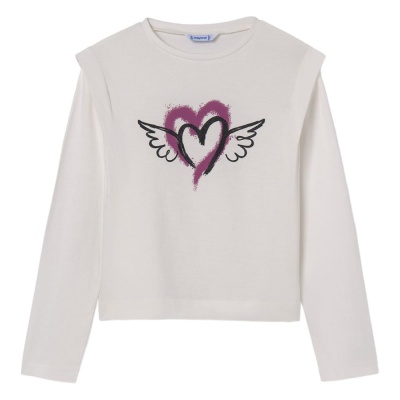 Лонгслив Mayoral 7012/10 молочный 01