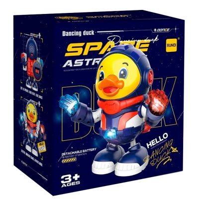 Интерактивная игрушка Утенок Космонавт 19 см свет звук 370000052 3