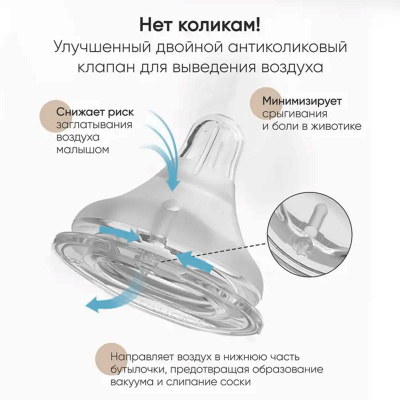 Пластиковая бутылочка с ручками Paomma PBH214 240 мл 5