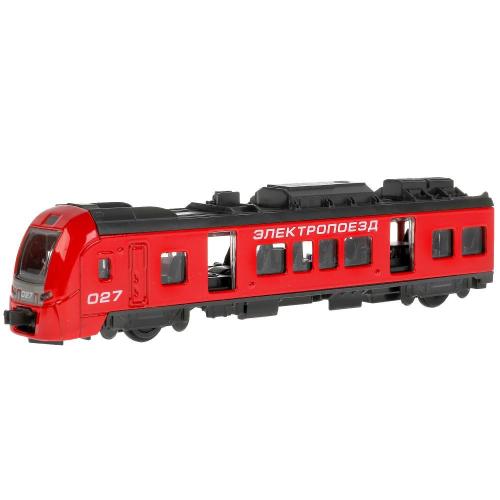 Металлическая модель Пассажирский электропоезд Технопарк ELTRAIN-17SL-RD фото 3