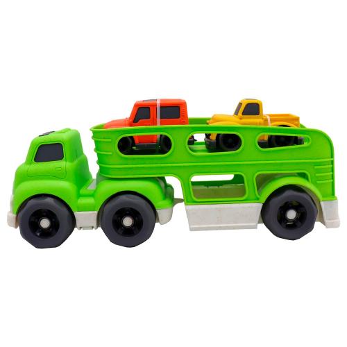 Эко Грузовик и 2 мини машинки 30 см Funky Toys FT0416365 фото 2