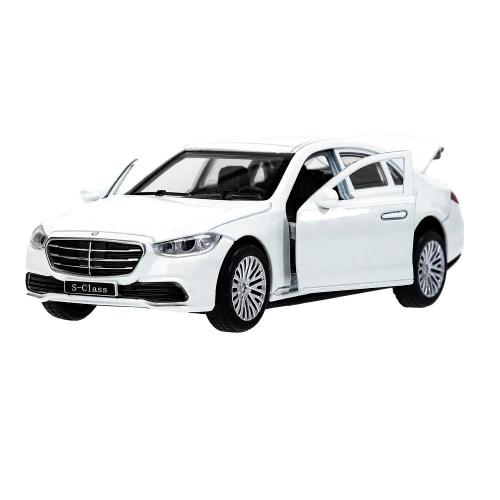 Машина металлическая инерционная Mercedes Benz s-class v223 12 см Технопарк SCLASS-13-WH фото 3