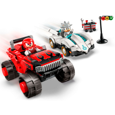 Конструктор Lego Sonic 77118 Автомобиль Сильвера против монстр-трака Наклза 2