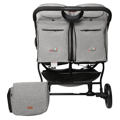 Прогулочная коляска для двойни Skillmax LB100 grey 03