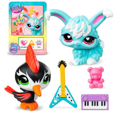 Игровой набор Littlest Pet Shop Пара друзей Дятел и Кролик Hasbro 01041_LPS 2