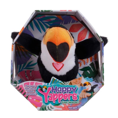 Интерактивная игрушка со слэп браслетом  Тукан Happy Yappers 9591