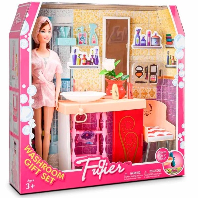 Набор с куклой Спа процедуры 28.5 см Happy Family HP1085533