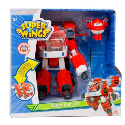 Игрушка Костюм трансформера с фигуркой мини Джетта Super Wings EU750321 4