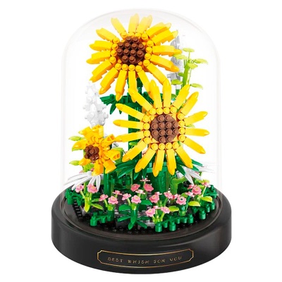 Конструктор Букет из Подсолнухов 545 деталей Balody 18470BA 1