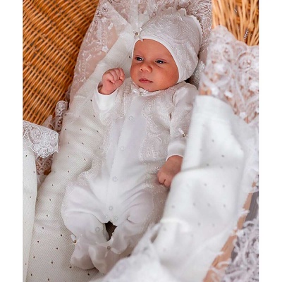 Комплект на выписку для девочки и мальчика Наследникъ 222-030-ЭК 2