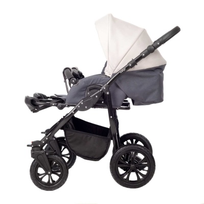 Коляска для двойни Charlotte Sity Duo Indigo