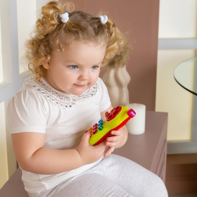 Музыкальный телефончик Каруселька Азбукварик 3133В зелёный 03