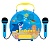 Детская караоке колонка с двумя микрофонами Акуленок Shenzhen toys QYS-308-1