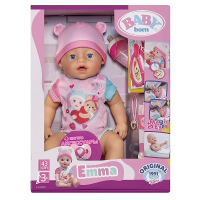 Интерактивная кукла Baby born Эмма Zapf Creation 42482