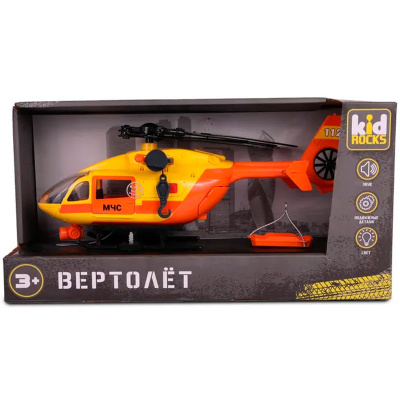 Игрушка вертолет Kid Rocks AB-2330 желтый 4