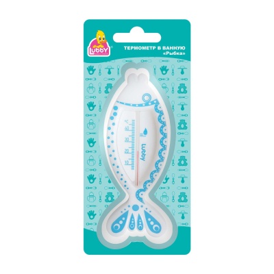Термометр в ванную Рыбка Lubby 13697/120/12 1