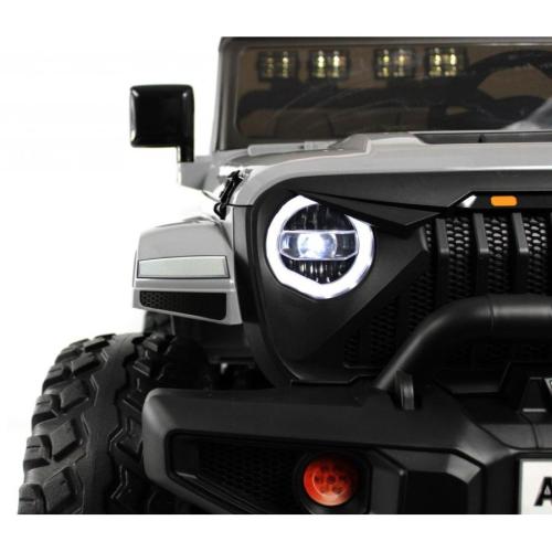Детский электромобиль Jeep RiverToys A222AA серый фото 16