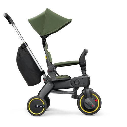 Детский складной трёхколёсный велосипед Doona Liki Trike S3 Desert Green фото 2