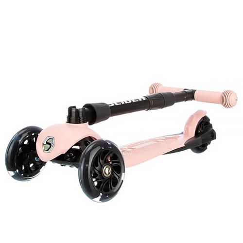 Самокат трехколесный складной светящиеся колеса Slider Stile1LP фото 3