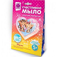 Набор для мыловарения Счастливое мыло Тигрята Фантазер 982605