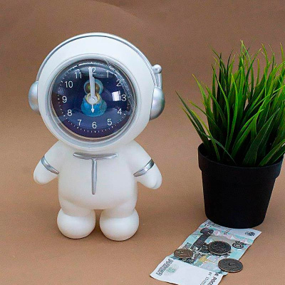 Копилка Часы Astronaut iLikeGift 118P-009 white 3