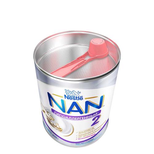Молочная смесь Nestle NAN Гипоаллергенный 2 6-12меc 800г фото 3