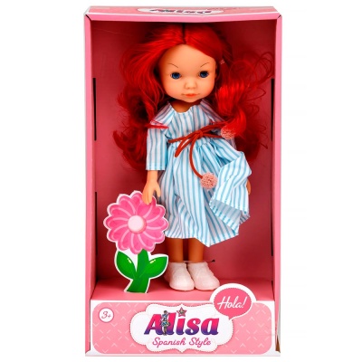 Кукла Alisa Spanish Style 23 см рыжие волосы 1Toy Т26231