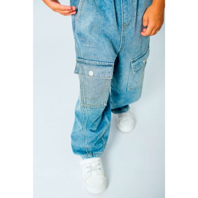 Джинсы для мальчика Deloras DLS 30008 синие 4