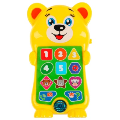 Развивающая игрушка Мой первый телефончик Весёлый мишка Умка HT895-R 1