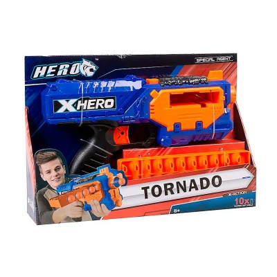 Бластер Торнадо с мягкими полимерными пулями Наша игрушка BT8083 4