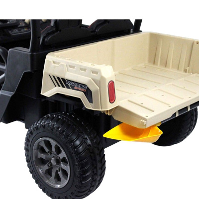 Детский электромобиль RiverToys H005HH кремовый 4