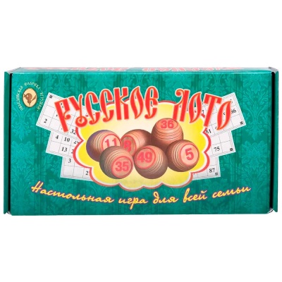 Русское лото Объедовская фабрика Игрушки 004-07