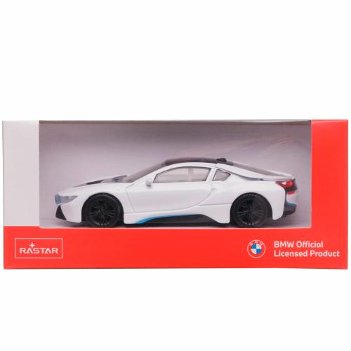 Машина металлическая BMW i8 масштаб 1:43 Rastar 58400W фото 3