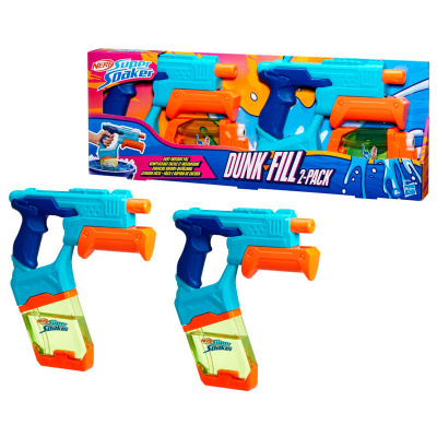 Игровой набор водных бластеров Nerf Super Soaker Dunk Fill 2 штуки Hasbro PK G0995 3
