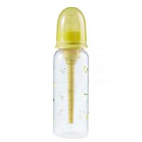 Бутылочка для кормления с силиконовой соской 250 мл Happy Baby 10015 lemon