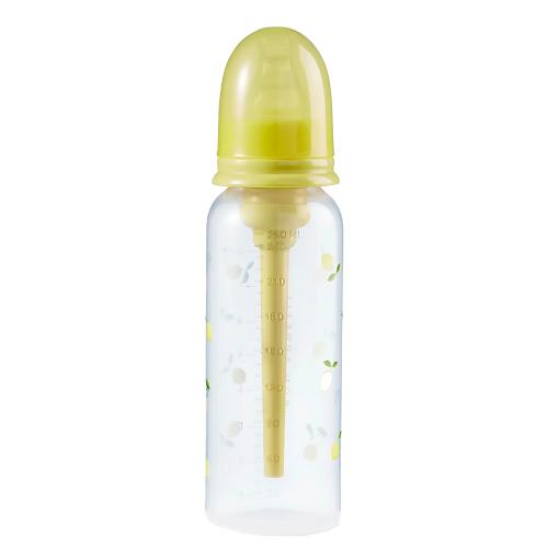 Бутылочка для кормления с силиконовой соской 250 мл Happy Baby 10015 lemon