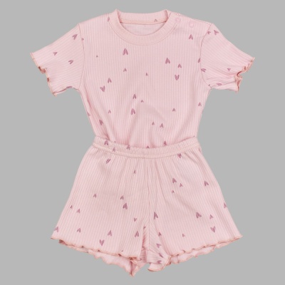 Футболка Сердечки Чуди Кидс 237125-9 розовый 05