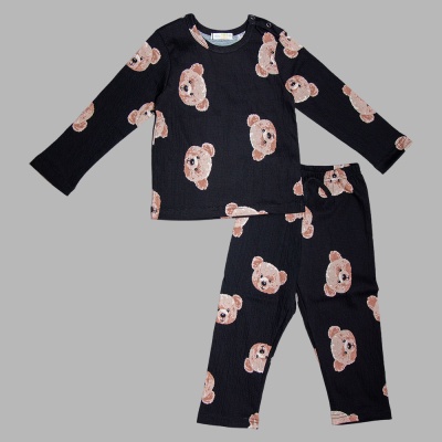 Пижама Мишки Чуди Кидс 446225Ц1-1 чёрный
