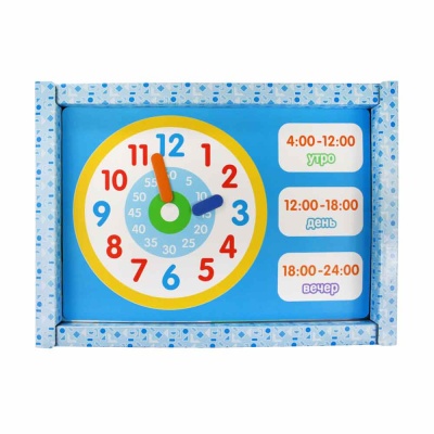 Игра развивающая Магнитные истории Учим время! Десятое Королевство 01658