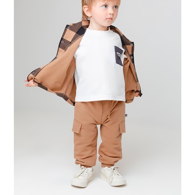 Брюки для мальчика Crockid 400853 коричневый 1038 к582 3