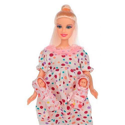 Кукла Будущая мама 29 см 2 малыша Defa Lucy 8009 фото 2