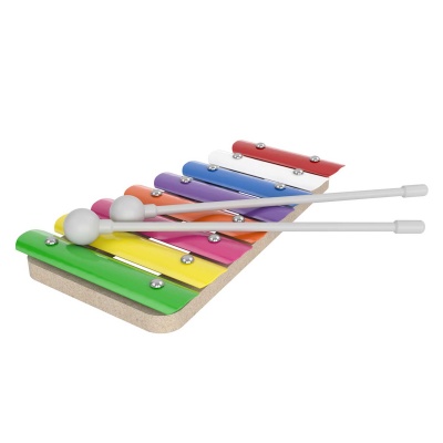 Металлофон детский 8 нот Десятое Королевство 02351