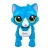 Интерактивная игрушка Робо Котенок бело голубой 1toy Т16798