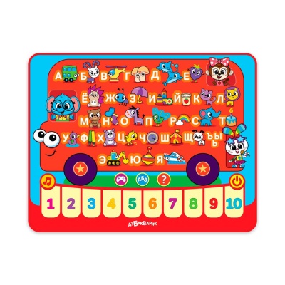 Планшетик Азбука Веселый автобус Азбукварик 1