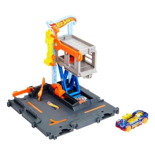 Игровой набор Hot Wheels Центр города Mattel HDR24 фото 5